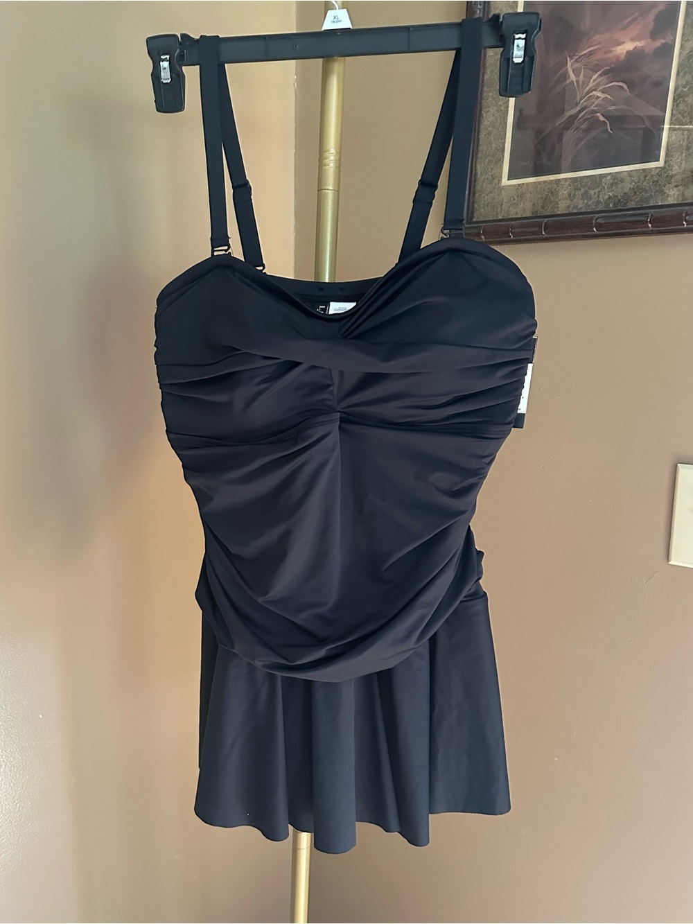 Ralph Lauren Black One-Piece Swim Dress